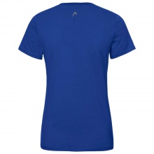 Head Tennis-Shirt Club Lucy (Mischgewebe) royalblau/weiss Damen